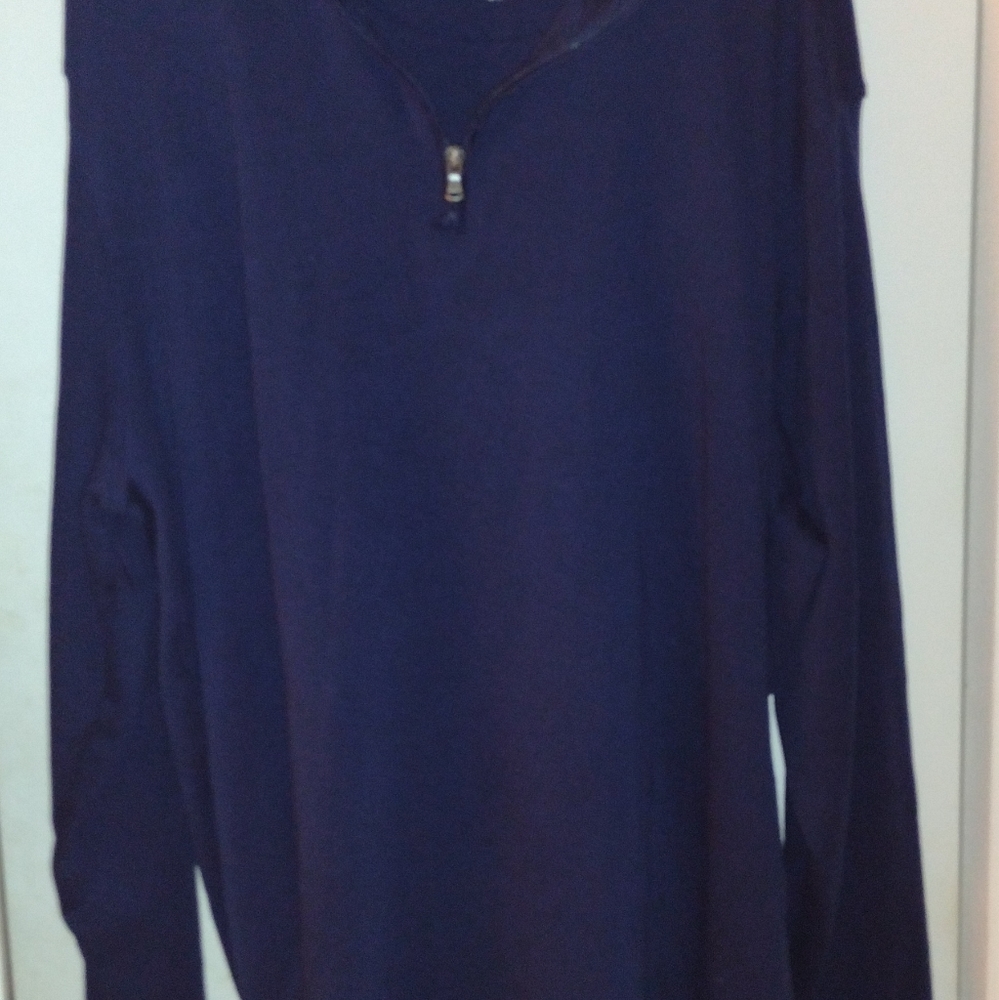 Men''s XXL Zip front long sleeve shirt